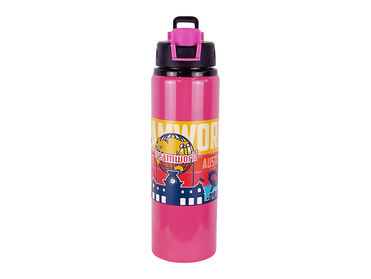 Dreamworld Skyline Drink Bottle - Pink