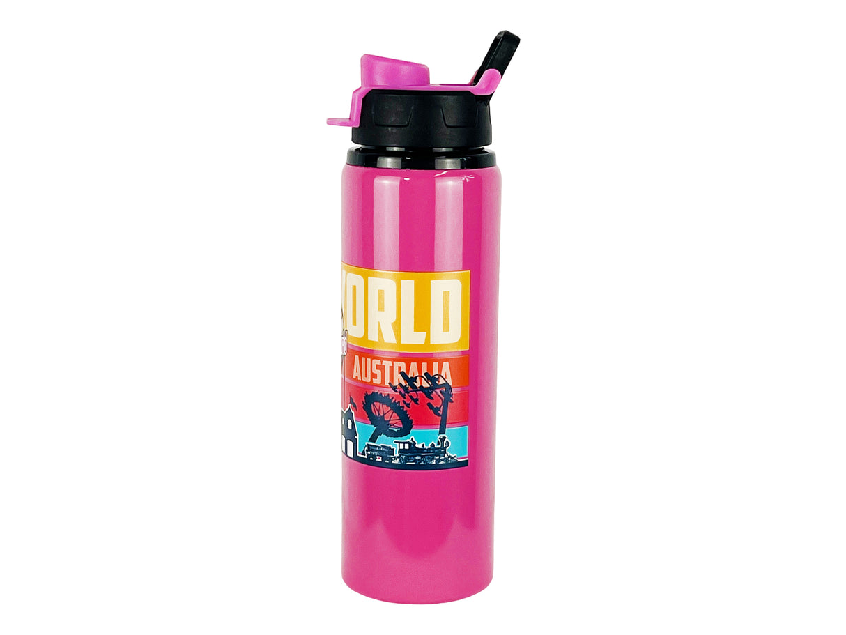 Dreamworld Skyline Drink Bottle - Pink