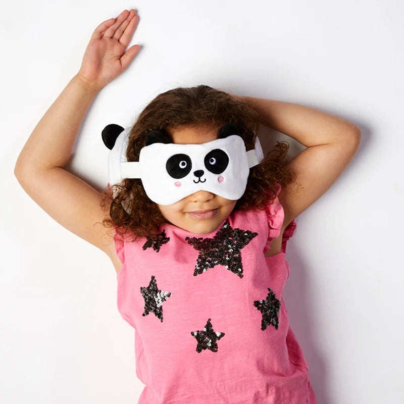 Panda Travel Pillow with Eye Mask