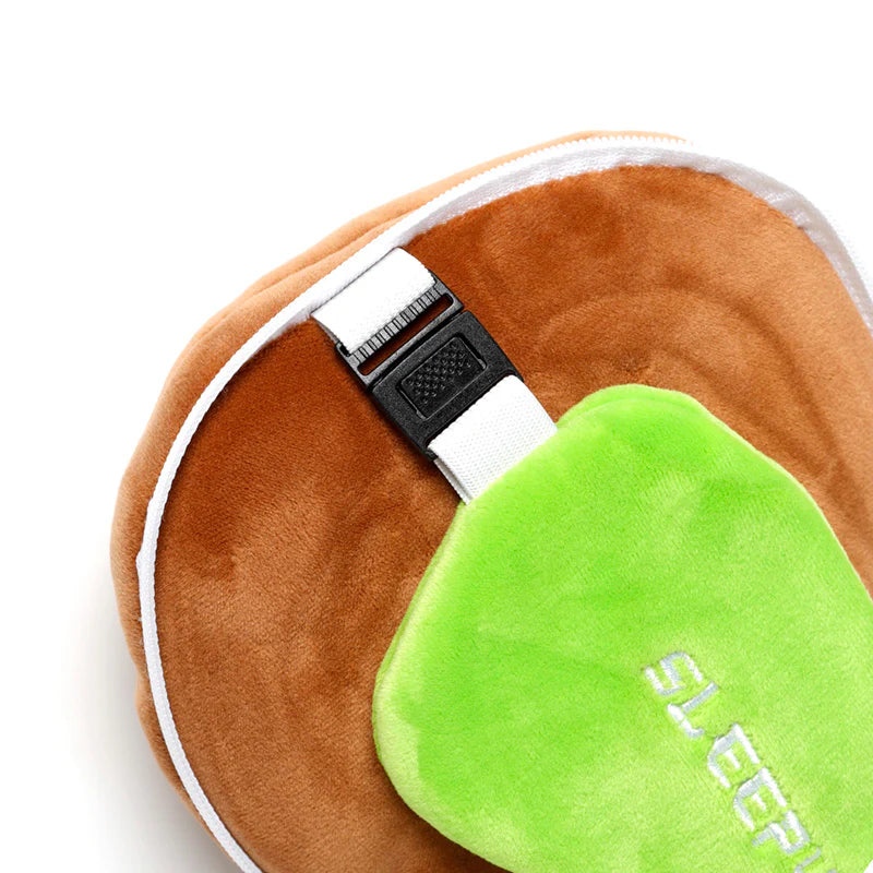 Sloth Travel Pillow with Eye Mask