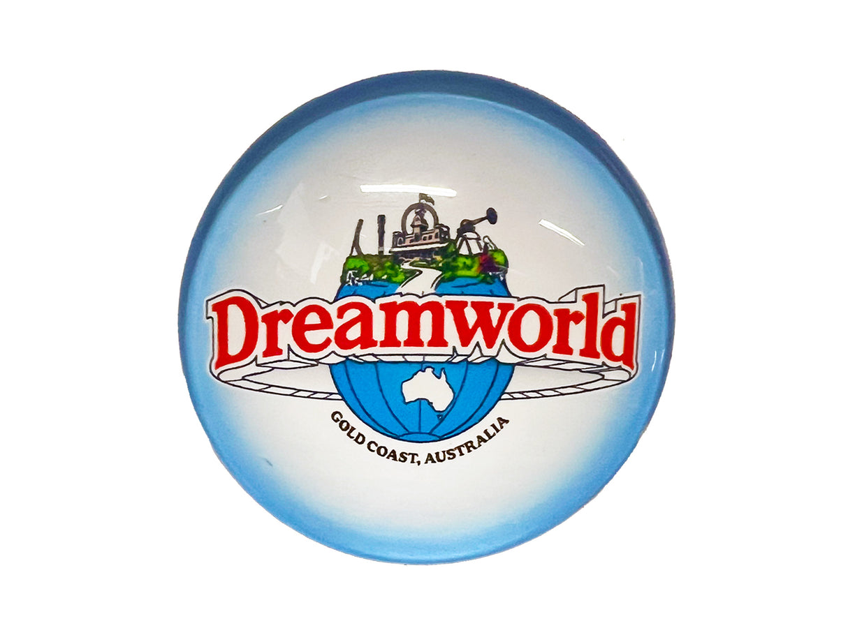 Dreamworld Round Dome Glass Magnet