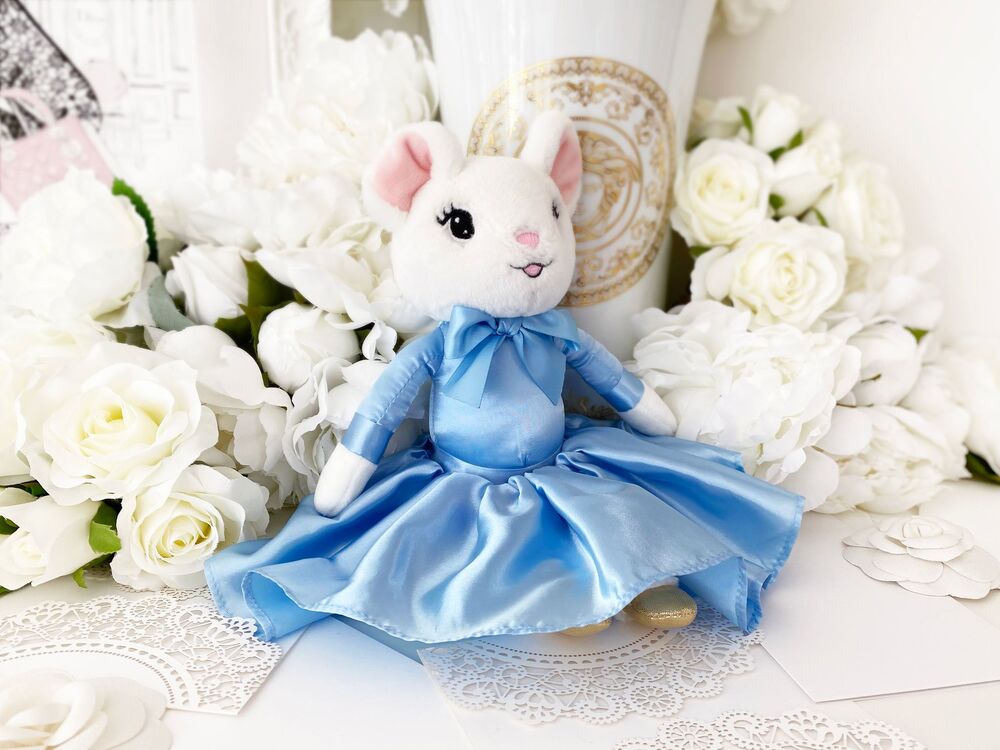 Claris the Chicest Mouse in Paris Plush 30cm - Belle Blue