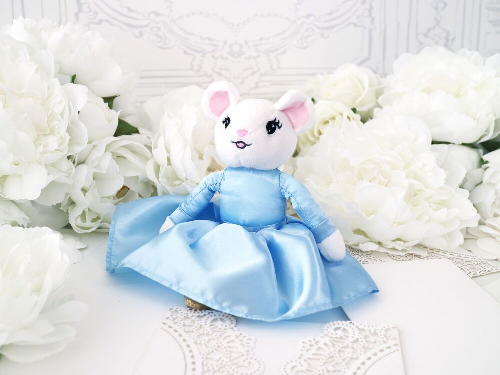Claris the Chicest Mouse in Paris Mini Plush 20cm - Tres Belle Blue