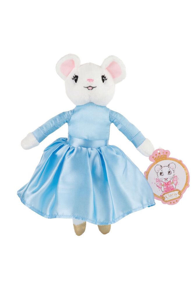 Claris the Chicest Mouse in Paris Mini Plush 20cm - Tres Belle Blue