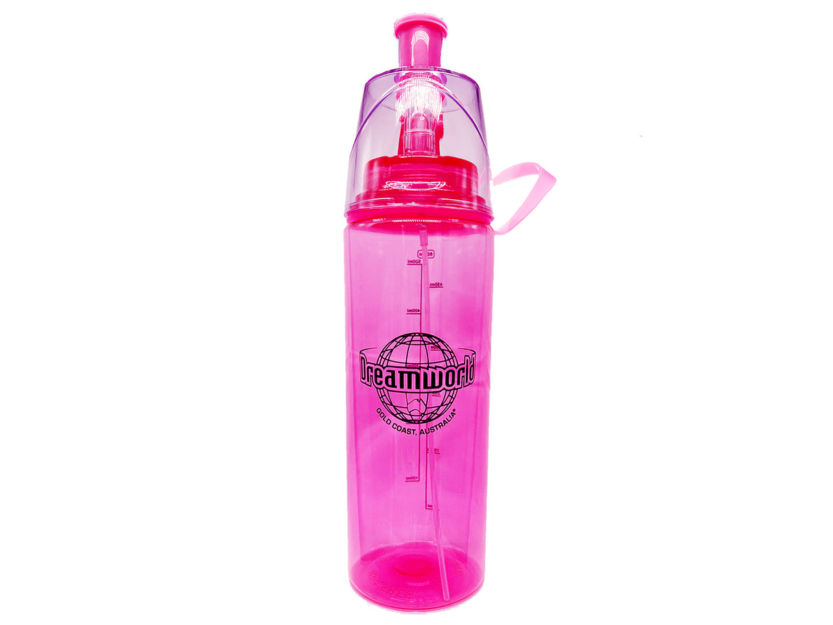 Dreamworld Misting Spray Drink Bottle - Pink