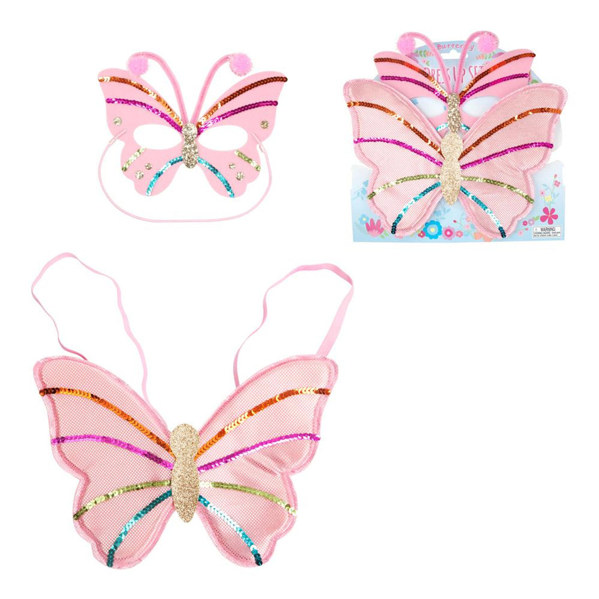 The Little Butterfly Mask & Wing Set
