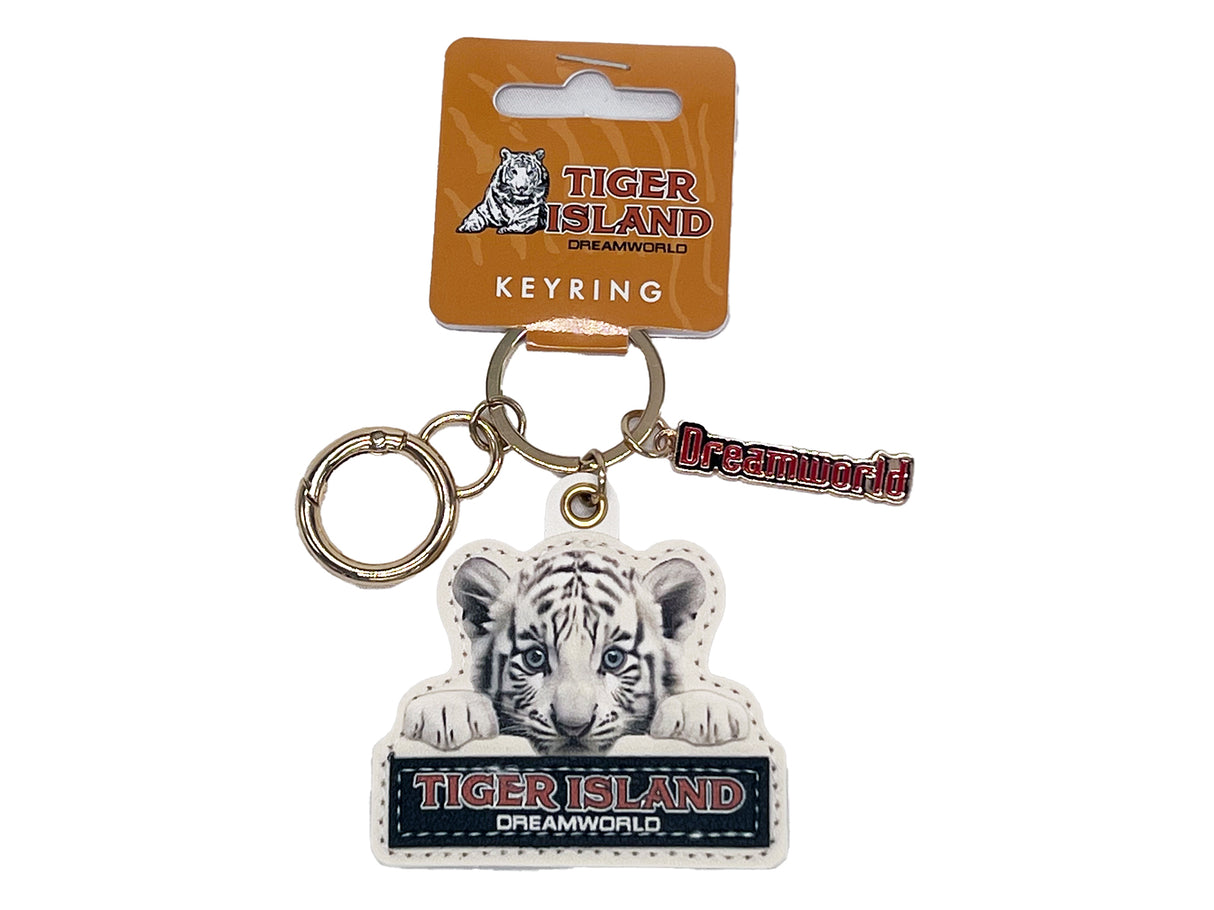Keychain - Tiger Island White