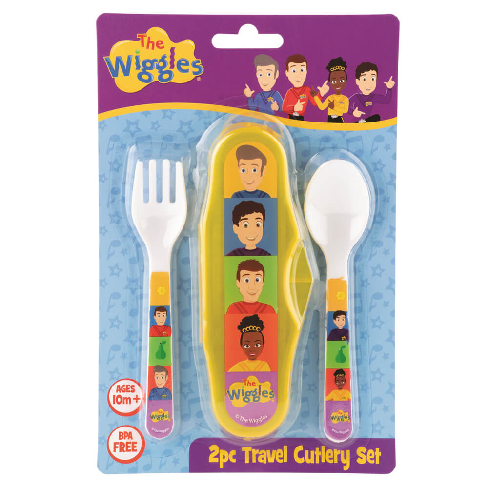 Wiggles 2 Piece Travel Cutlery Set