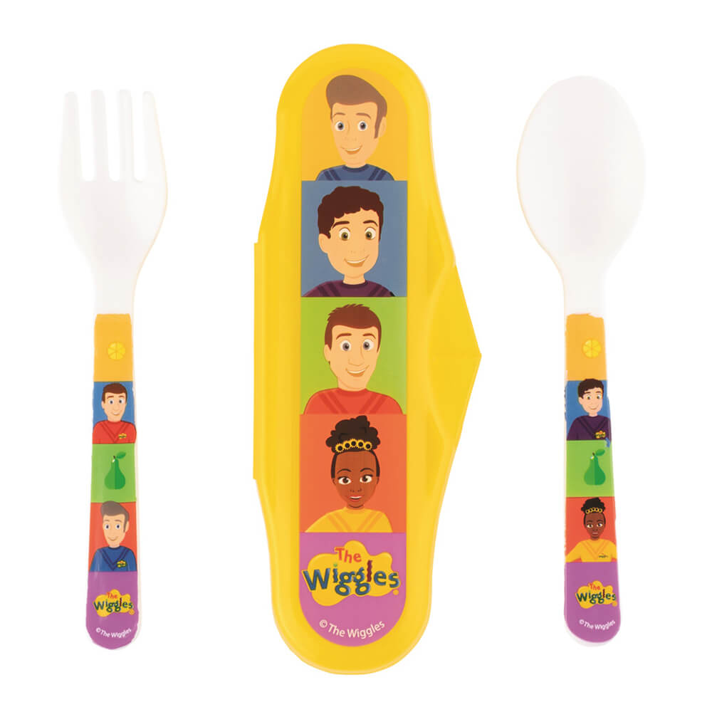Wiggles 2 Piece Travel Cutlery Set