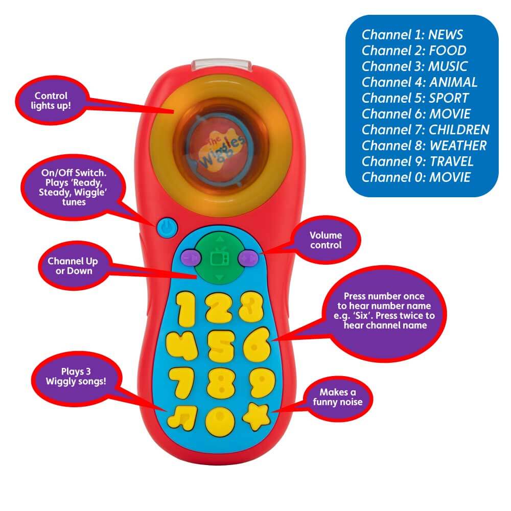 Wiggles My First Remote Control