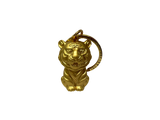 Tiger Island Regal Antique Gold Keyring
