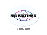 Big Brother Oval Magnet