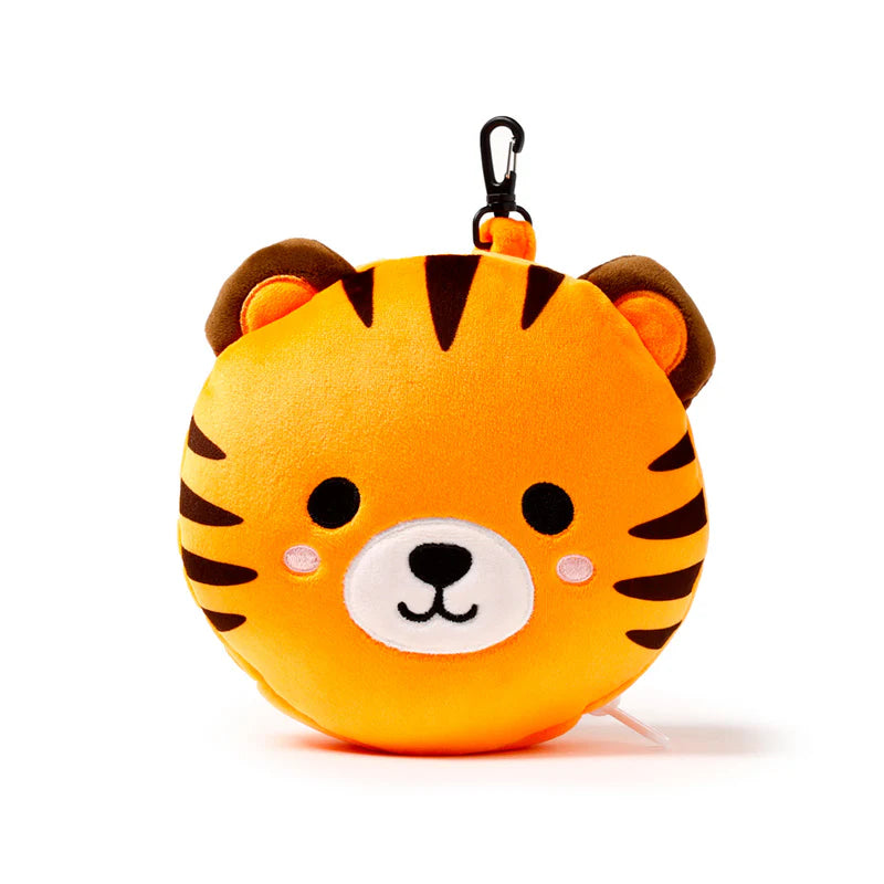 Tiger Travel Pillow with Eye Mask