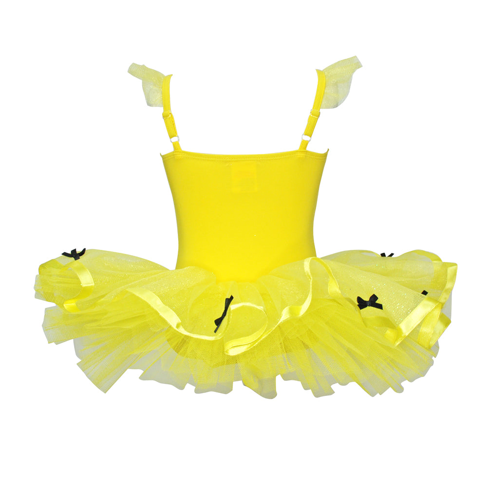 Ballet Bows Tutu Size 5/6-Yellow