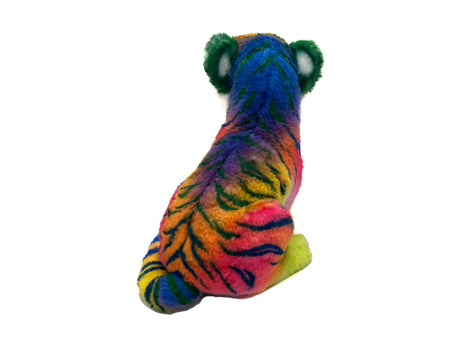 Standing Rainbow Tiger Plush - 30cm