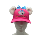 Belinda Cap with Ears & Bow - Pink
