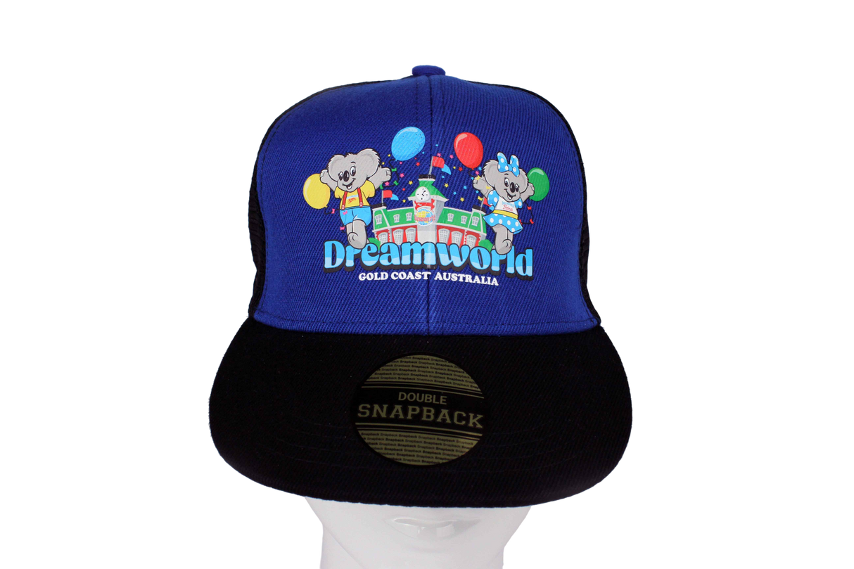 Dreamworld Cap Flatpeak Blue